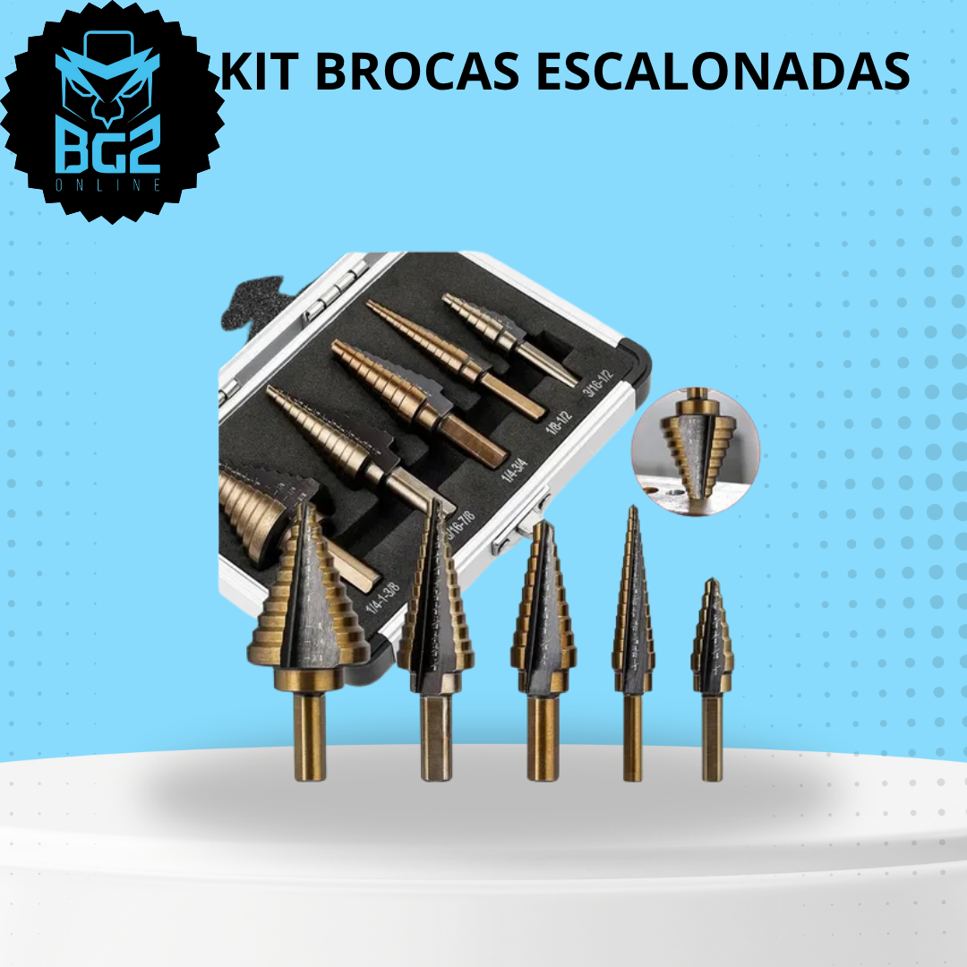 KIT DE BROCAS ESCALONADAS